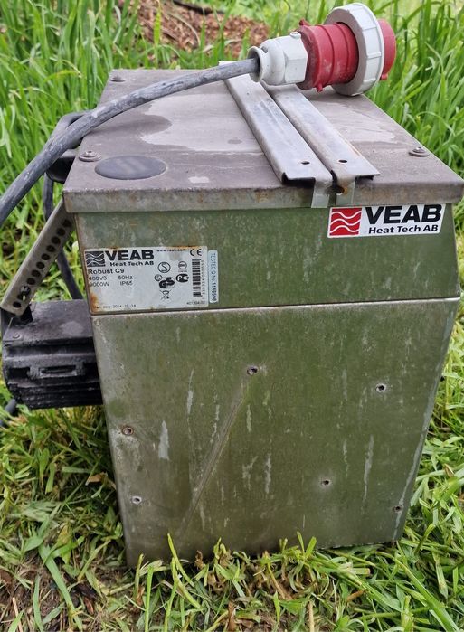 Termowentylatory 2 sztuki VEAB Robust c9 9kw do pracy w trudnych warun