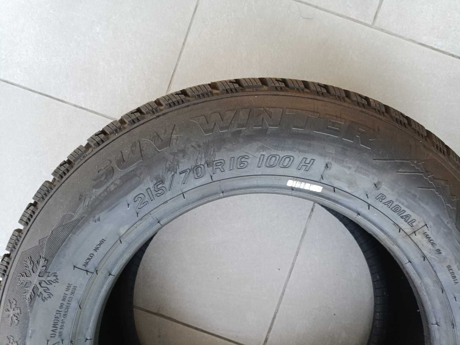 Шини 215/70 R16 зима комплект ціна за шт