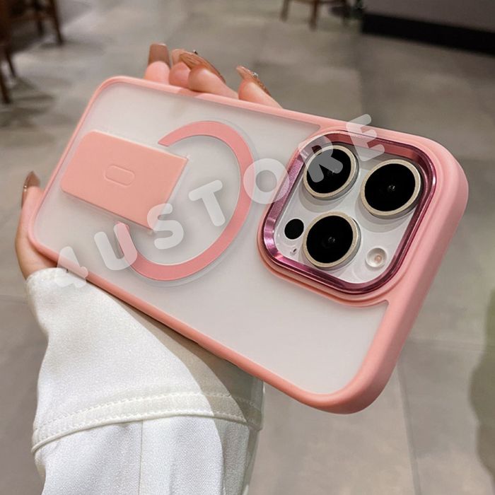 Чехол Stand Magsafe на iPhone 16 Pro Max матовий чохол з підставкою