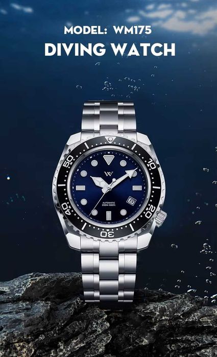 Welly Merck Automatic Mechanical  200M Water Miyota 8215  WM175