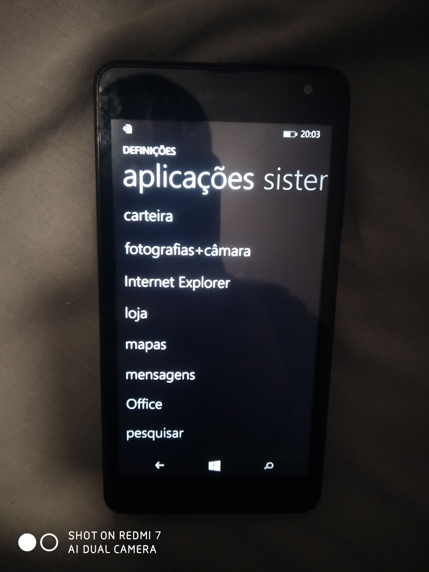 Telemóvel Microsoft