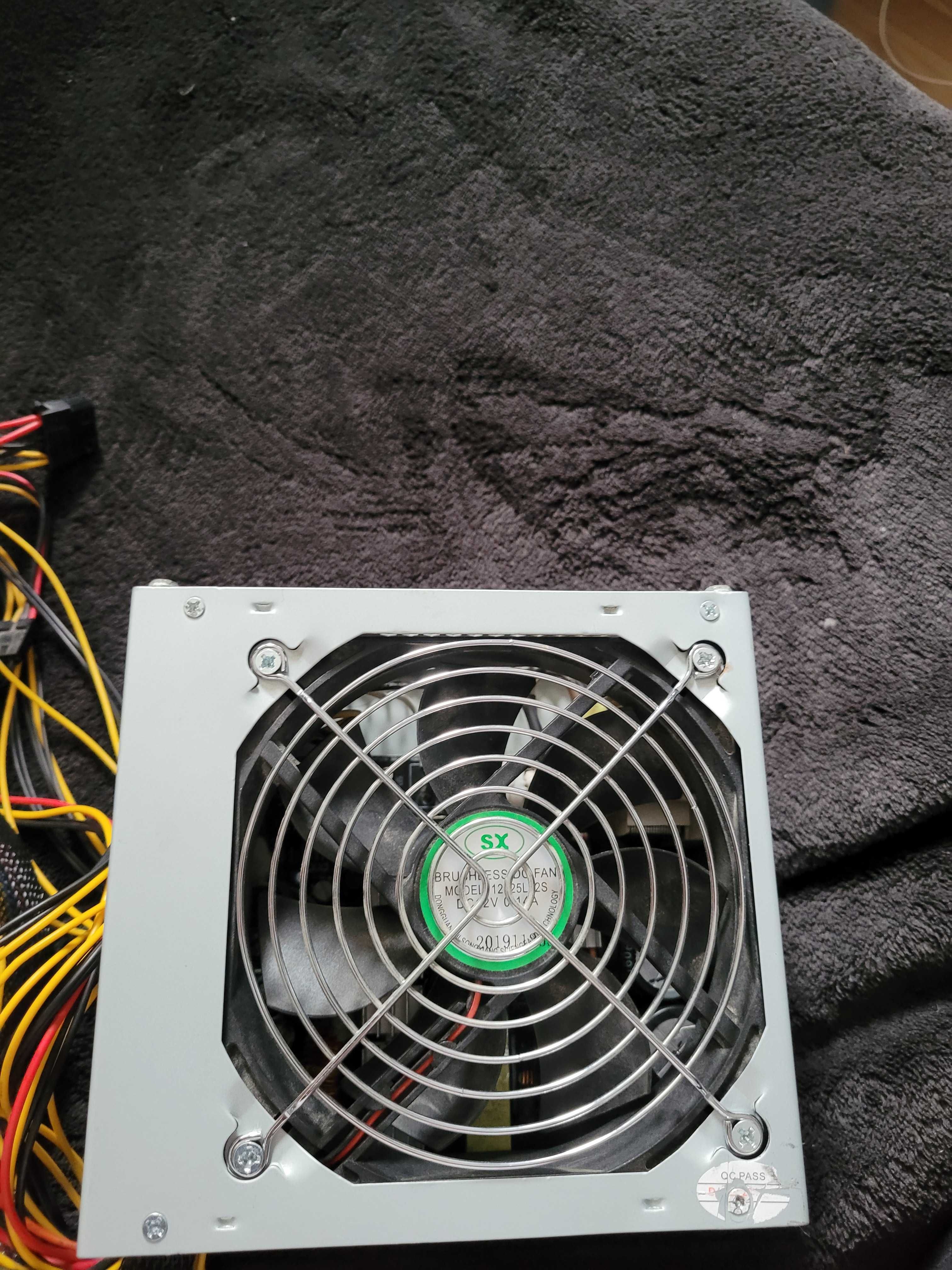 Zasilacz 500W od akyaga + kable
