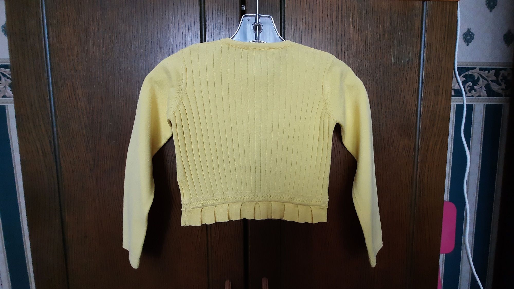 Mayoral sweterek dziewczecy rozpinany piekny żółty kolor rozm.92 jak n