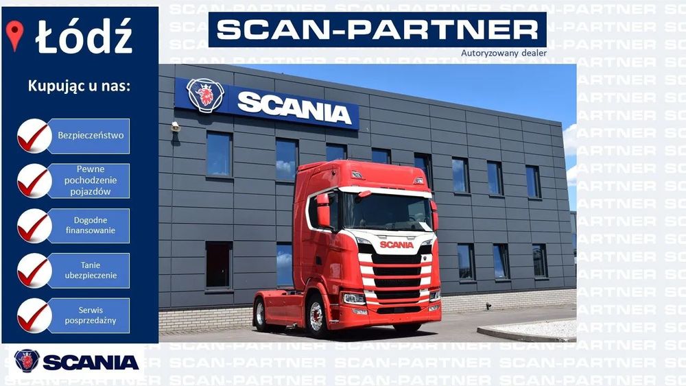 Scania S540  !! PODUSZKI PRZÓD! Full LED !! Hydraulika !!