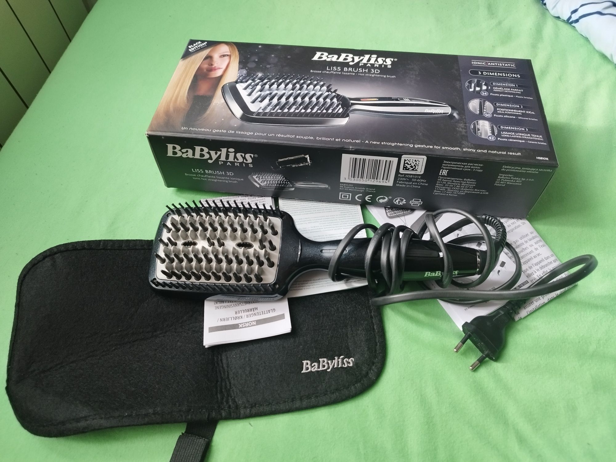 szczotka prostująca do włosów Babyliss HSB101E