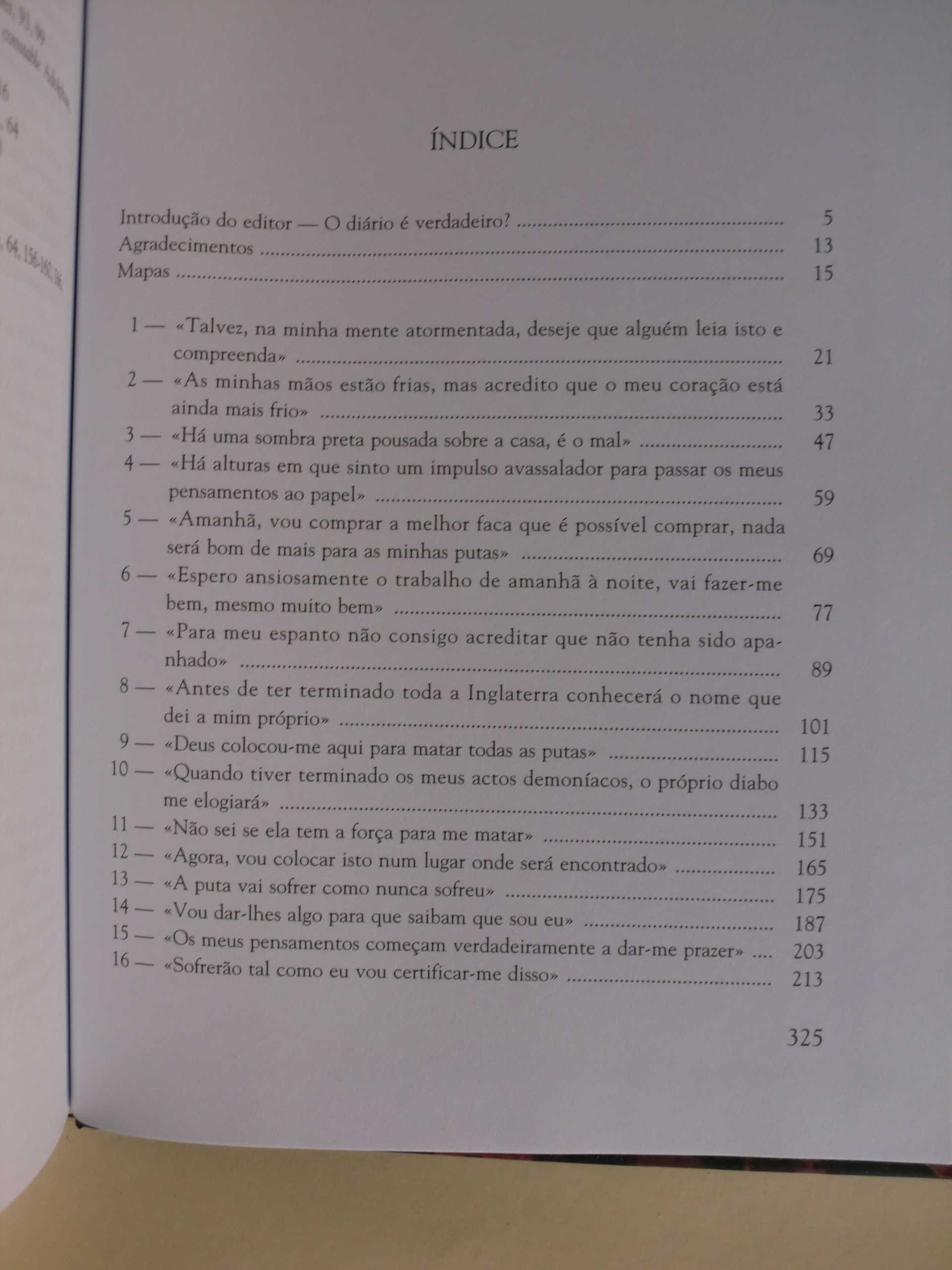 O Diário de Jack o Estripador
de Shirley Harrison