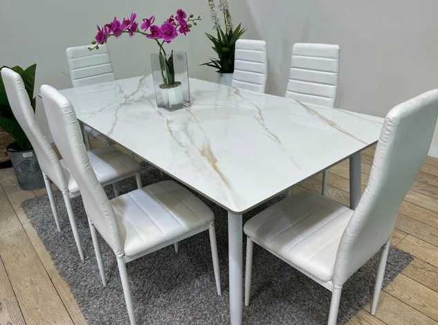 Mesa de jantar nova com 6 cadeiras - entrega gratuita!