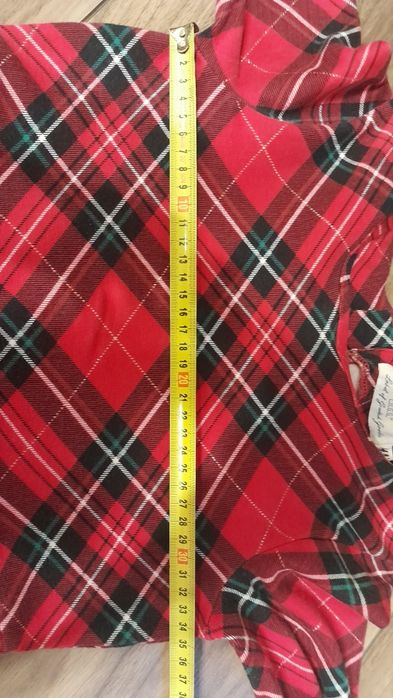 Sukienka świąteczna  w kratę H&M 120/128 6-7 lat