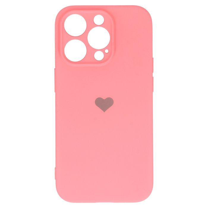 Vennus Silicone Heart Case Do Iphone 13 Pro Max Wzór 1 Różowy