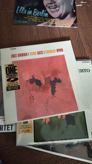 Ella and Louis edição Verve
Stan Getz edição Verve
Ella Fitzgerald edi