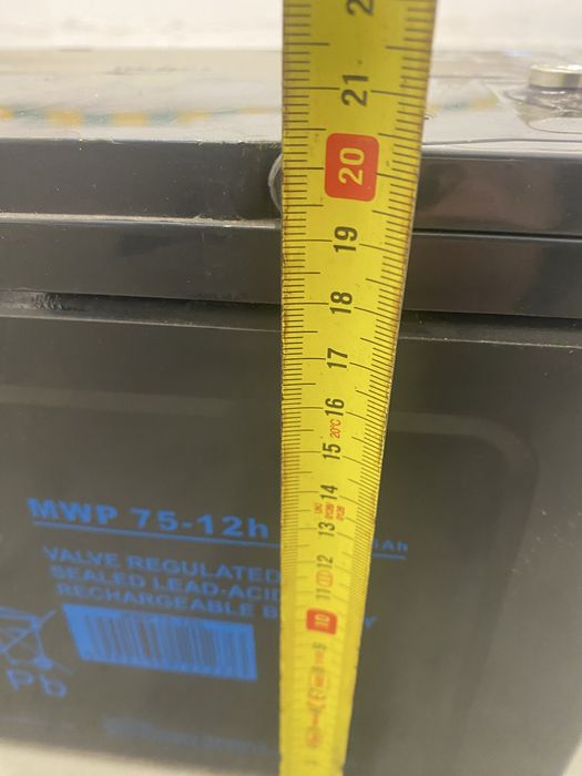 Akumulator AGM MW Power 75 AGM WYSYŁKA używany, sprawny.