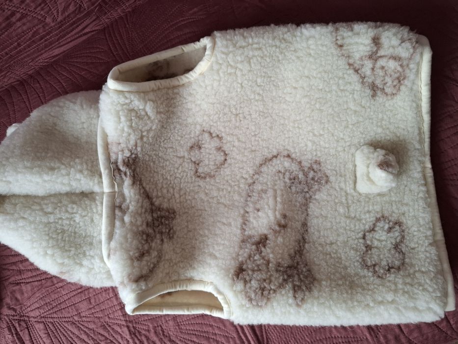 Kamizelka z wełny dla dziewczynki  4-6 lat