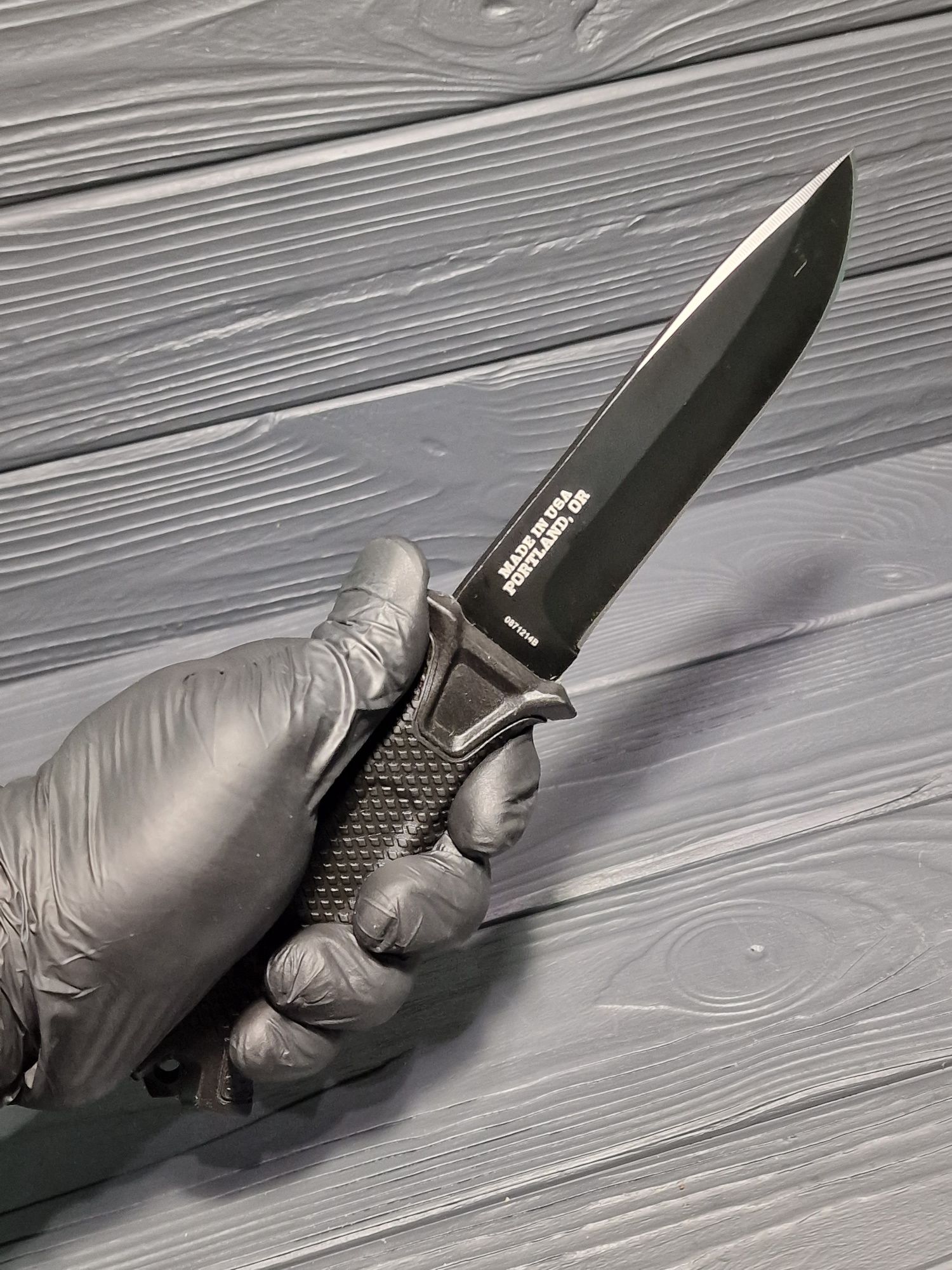 Тактический Нож Gerber STRONGARM Fixe/чёрный/с гравировкой.