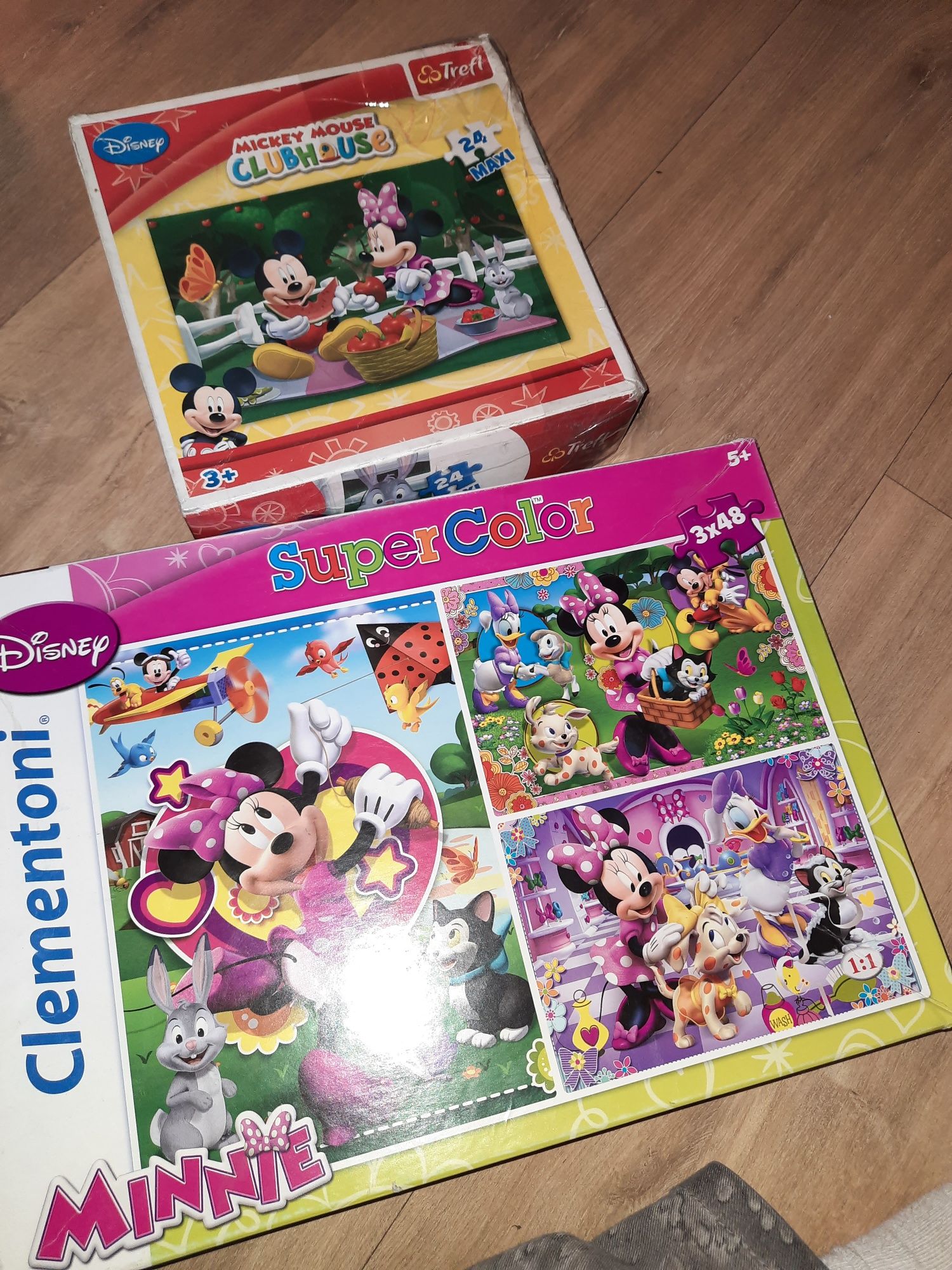 Zestaw puzzle Disney Mickey Minnie myszka Miki Mini