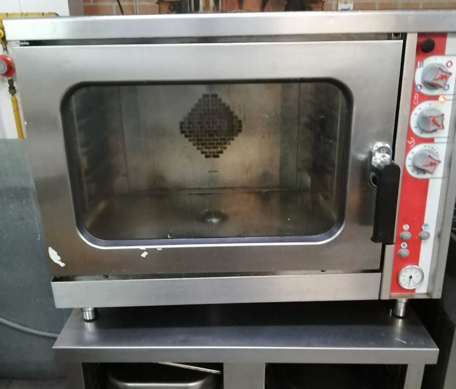 Conjunto Forno Convector, Fritadeira a Gás, Fogão e Grelhador