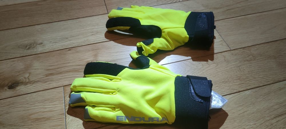 Rękawiczki Endura Strike S jesień/zima wodoodporne JAK NOWE