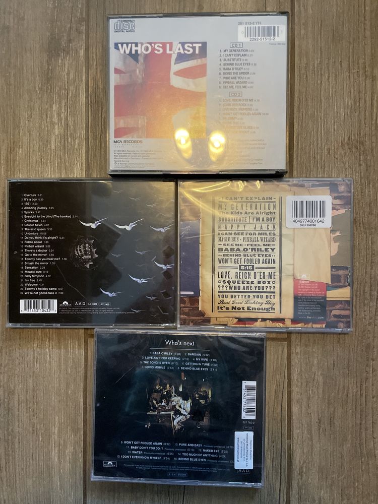 The Who 5 płyt CD oryginalne stan bdb cena za komplet