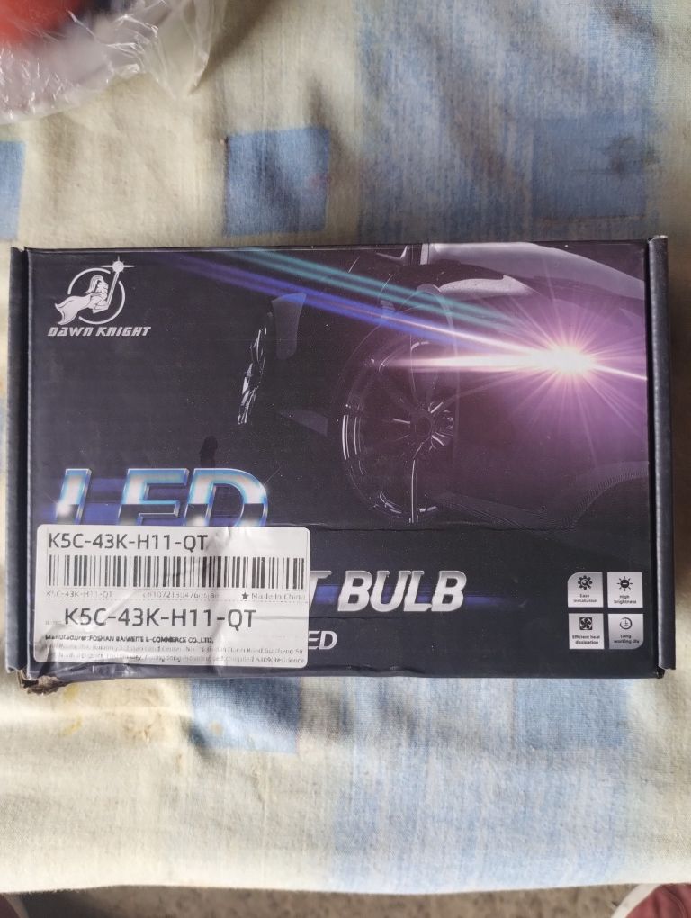 LED-лампи DawnKnight K5C H11 4300k з обманкою (Canbus