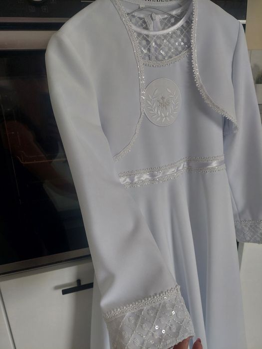 Sukienka komunijna  z bolerkiem 146/152 cm