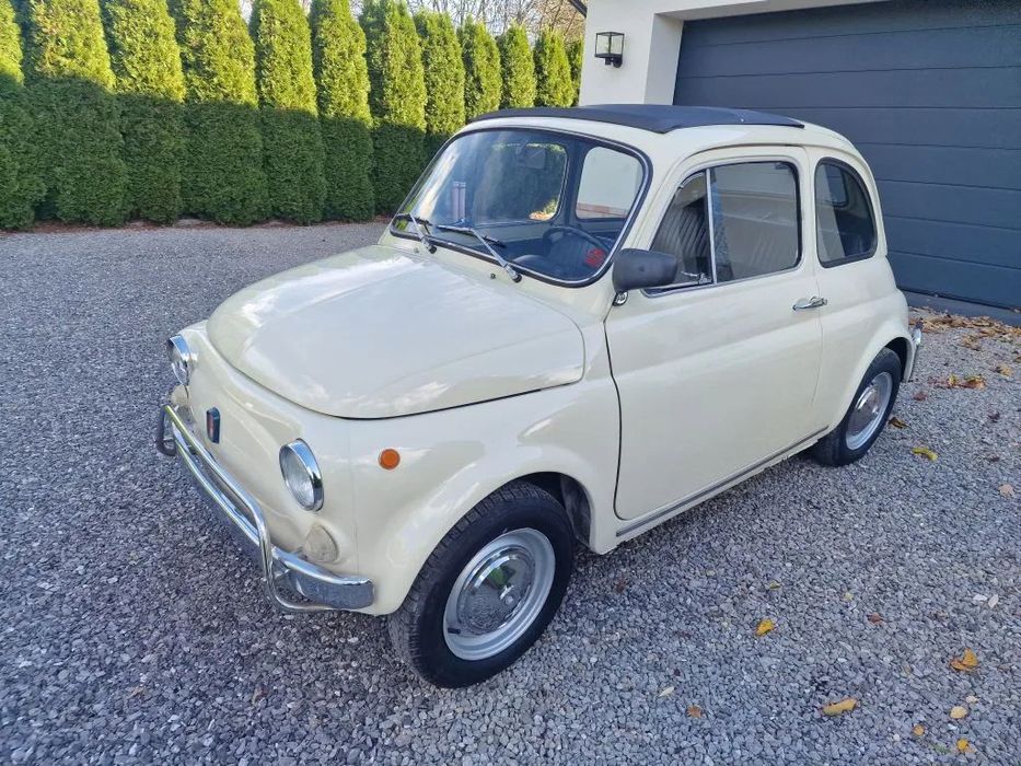 Fiat 500L Fiat 500 Lusso ,1970,Włoska wersja,Piękny, Jeden właściciel, Brak rdzy