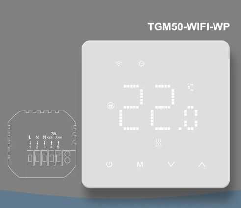 Inteligentny thermostat Beok TGM50 – WIFI –WP.