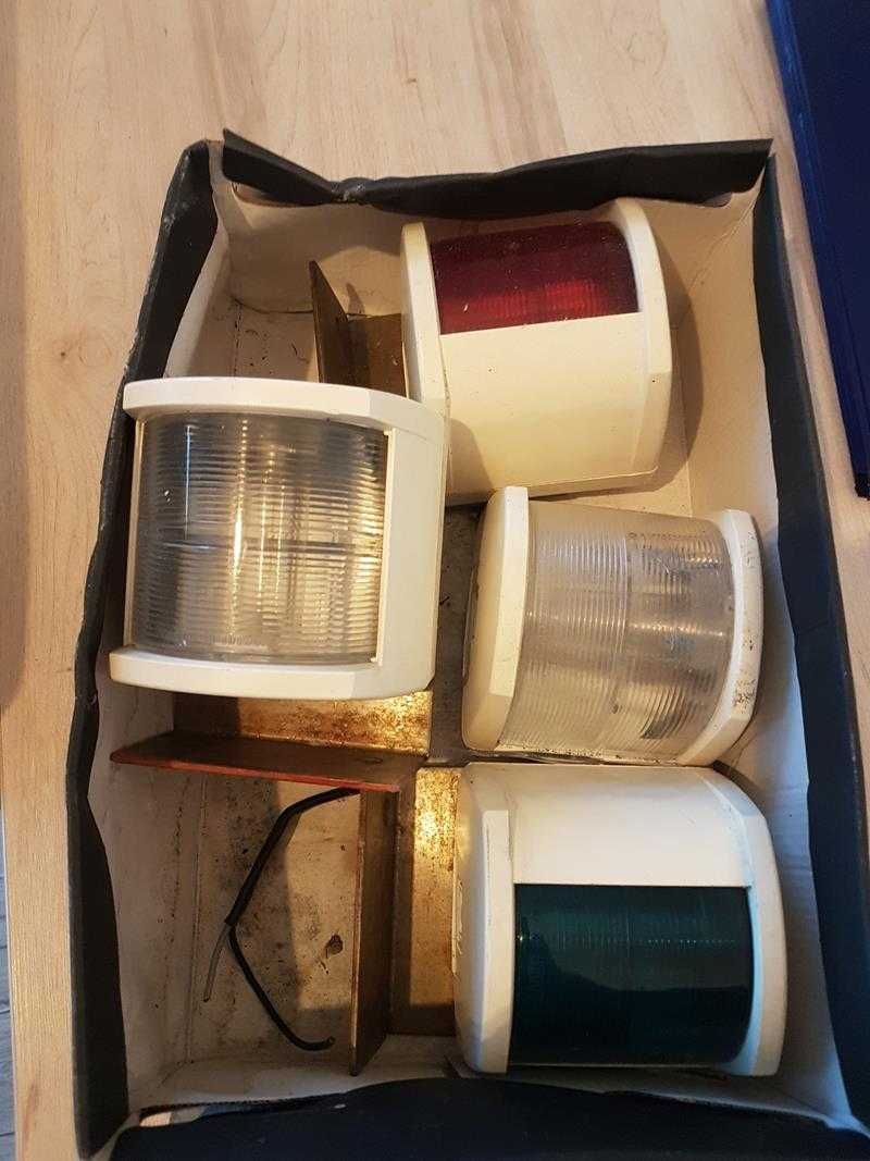 Lampy nawigacyjne Hella Marine kpl 4 szt z uchwytami