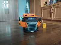 Bruder auto Tir Scania R. Śmieciarka + kosz. Na dzień dziecka