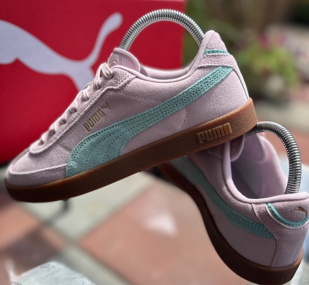Puma gazelle samba buty sneakersy skóra zamsz pudrowy róż nowe r.39!
