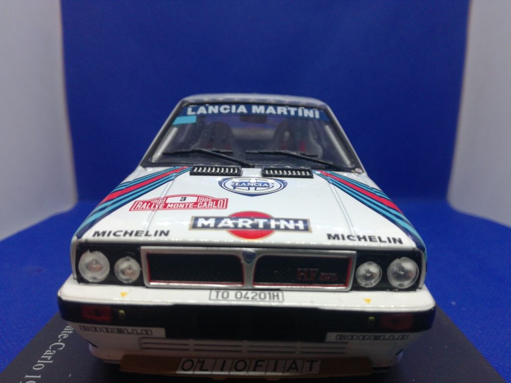 N. 140 Miniatura escala 1/28 Lancia Delta Bruno Saby RMC 1988