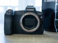 Bezlusterkowiec Canon EOS R (2019) z adapterem EOS R - EF