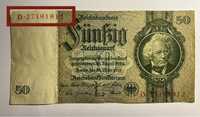 Marki Niemcy 50 ciekawy numer  z 1933r seria D Reichsmark