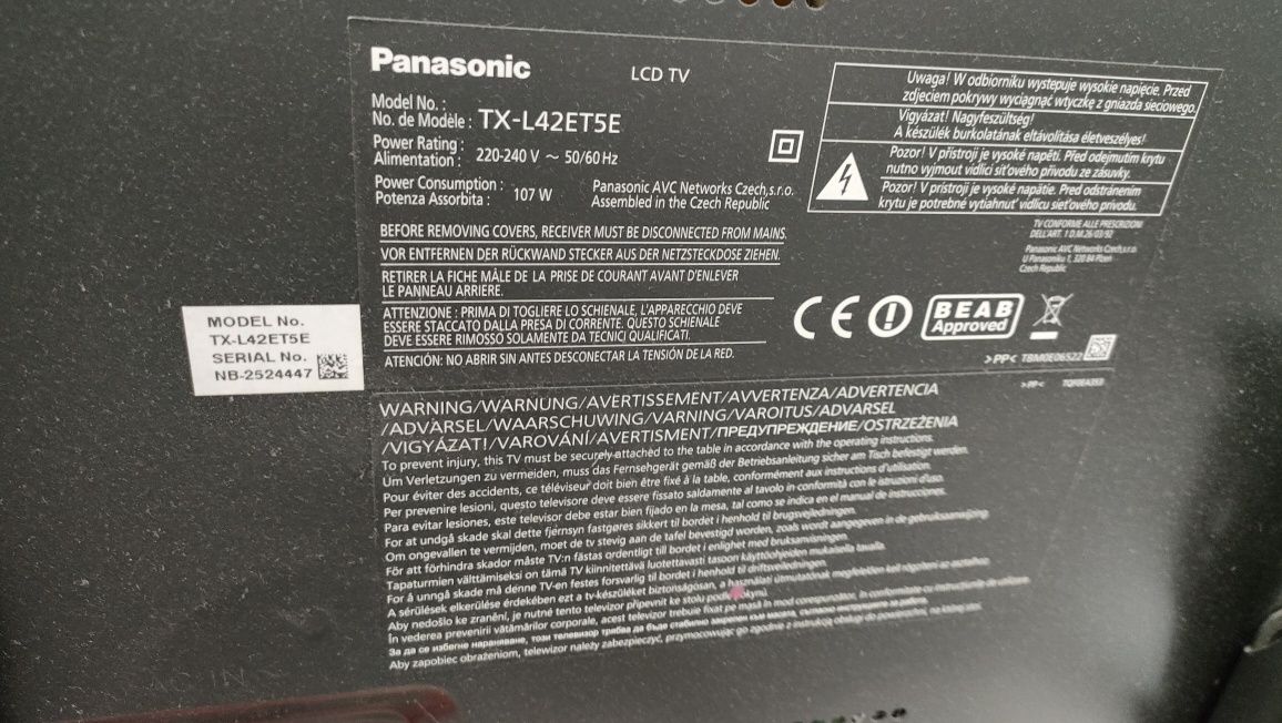 Telewizor led Panasonic viera full hd 42