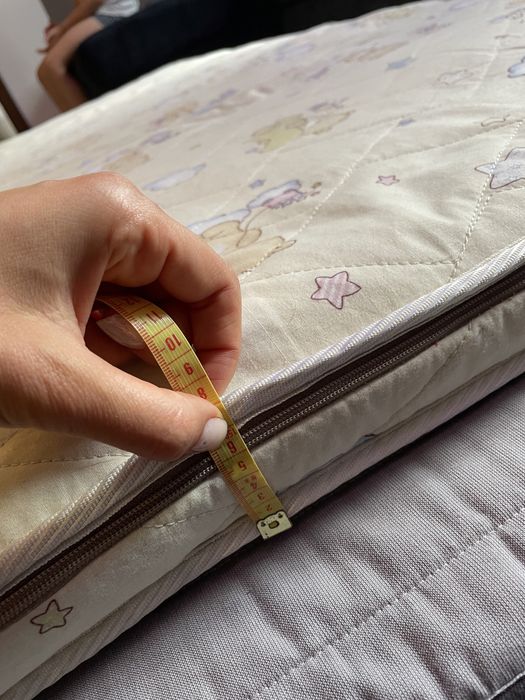 Dziecięcy Materac lniany len. 180 x 80 x 5 cm