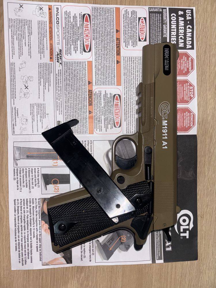 Pistola Airsoft Cybergun 1911 Full Metal | 345 FPS | Nova