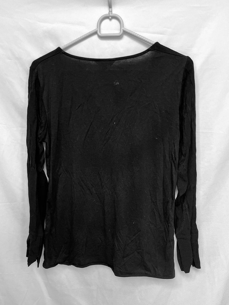 Czarna bluzka Massimo Dutti XS