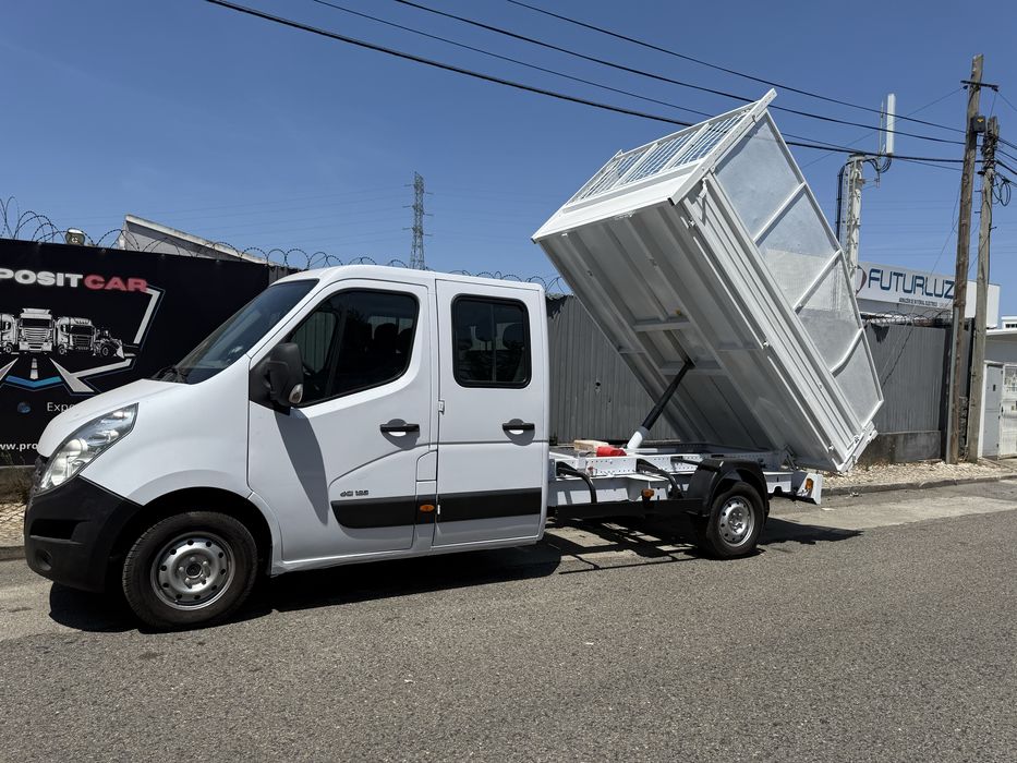 RENAULT MASTER 2.3 125cv 7LUG IMPECÁVEL BASCULANTE ###OPORTUNIDADE###