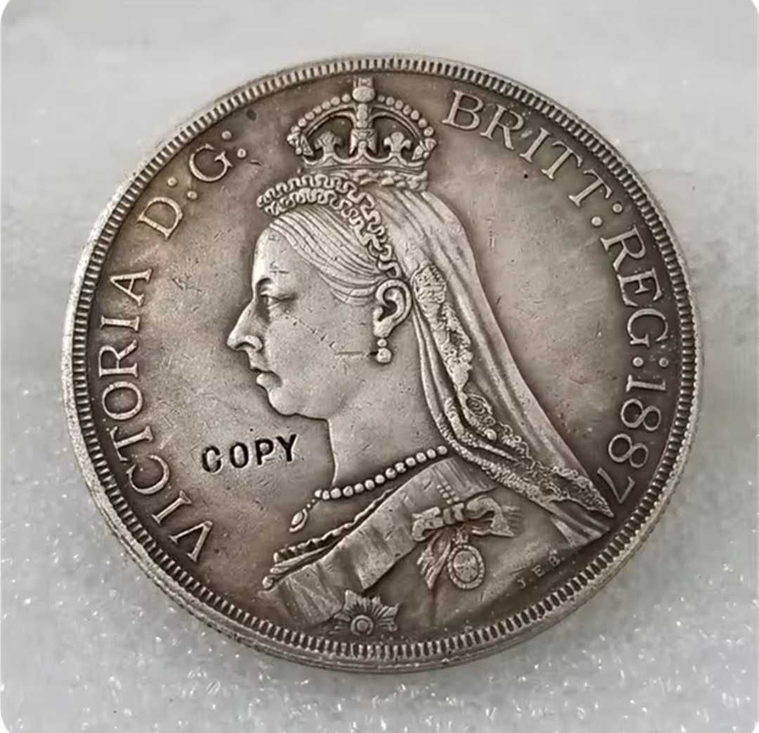 Moeda da coroa do reino unido 1887