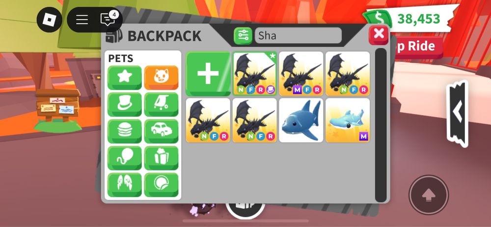 NFR Shadow Dragon, adopt me