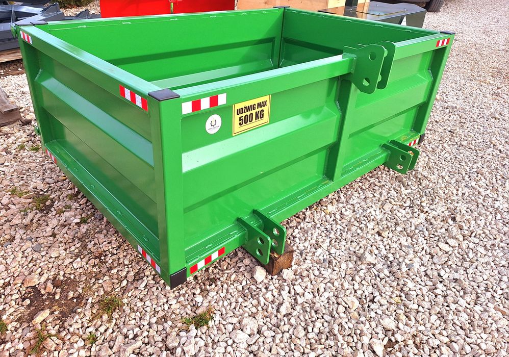 Na tylni TUZ skrzynia transportowa do ciągnika i minitraktorka