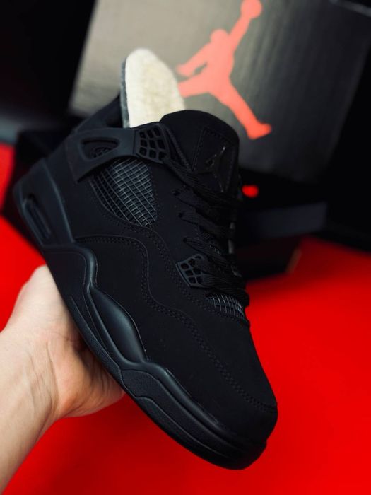 Стильные мужские кроссовки Nike Air Jordan Aura 4 Black размеры 35-46