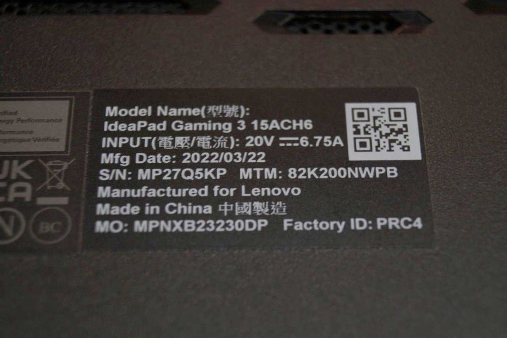 ГАРАНТІЯ Lenovo (120Гц/Ryzen 5 5600H/RAM 16/SSD 512/RTX 3050TI)TVOYO