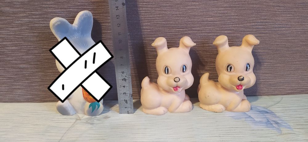 Гумові іграшки часів СРСР