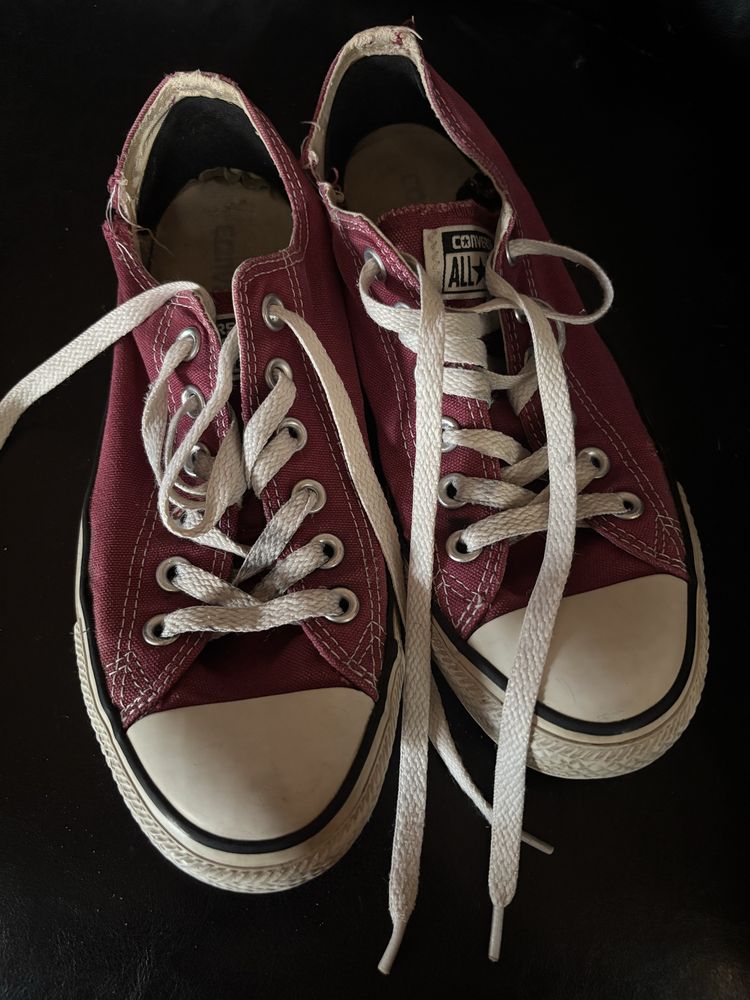 Trampki converse 39 bordowe