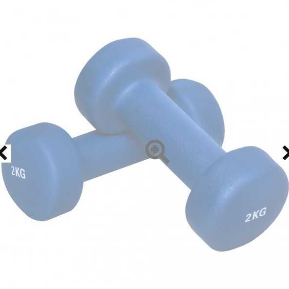 2x2 kg hantle gimnastyczne winylowe