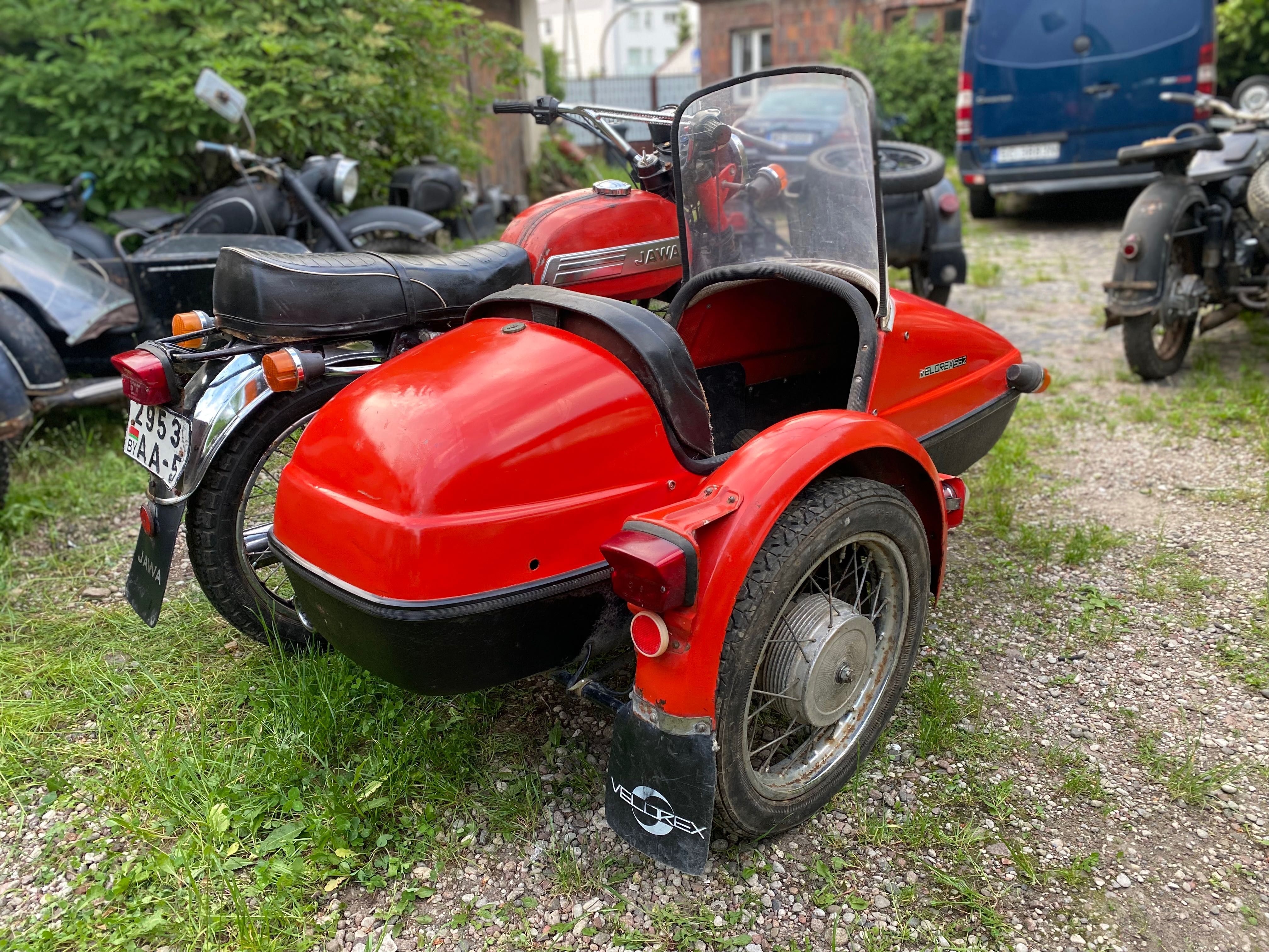 Jawa 350 z wózkiem bocznym zarejestrowana w Polsce / jawa velorex
