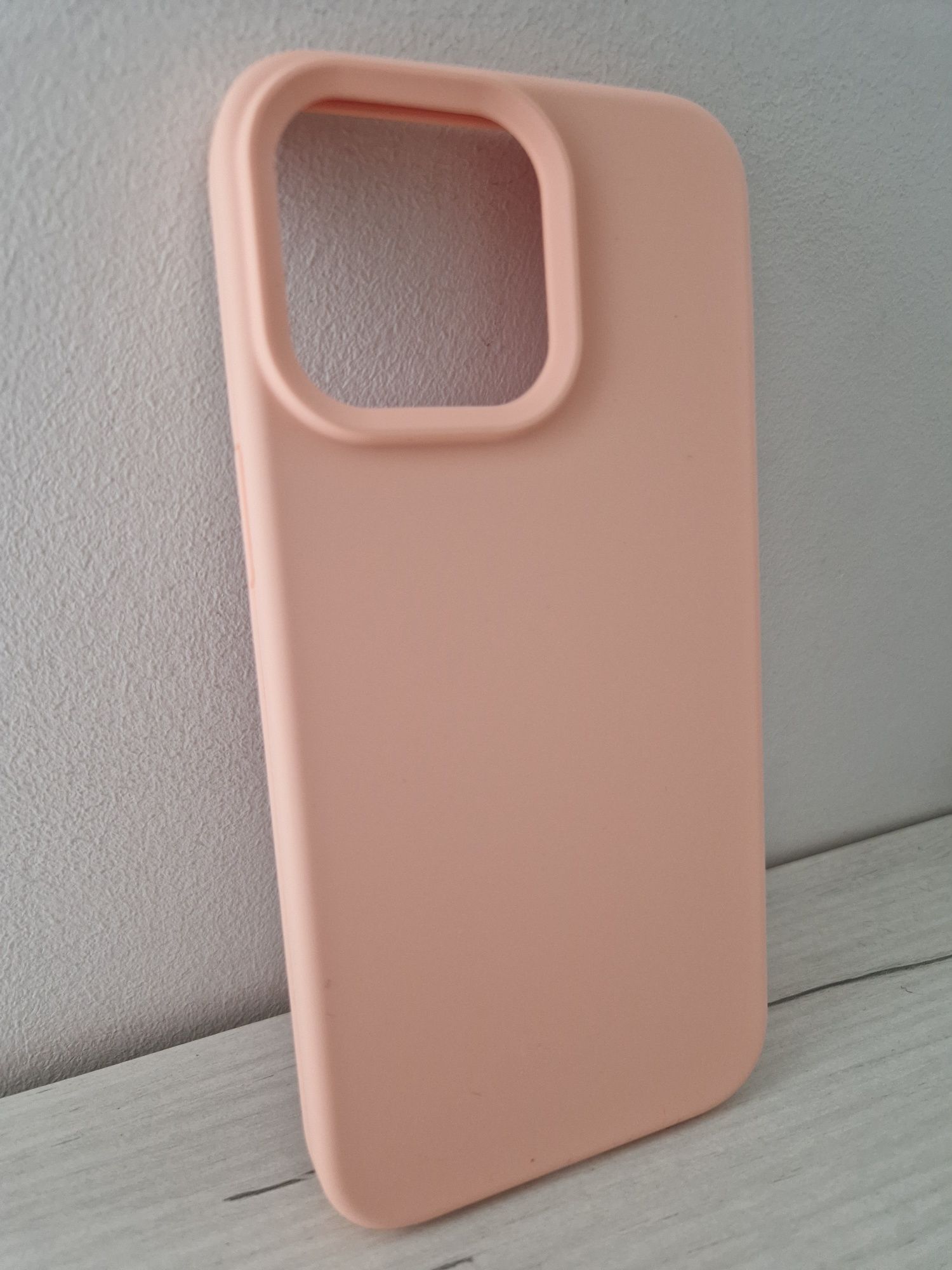 Silicone Lite Case do Iphone 15 Pro brzoskwiniowy