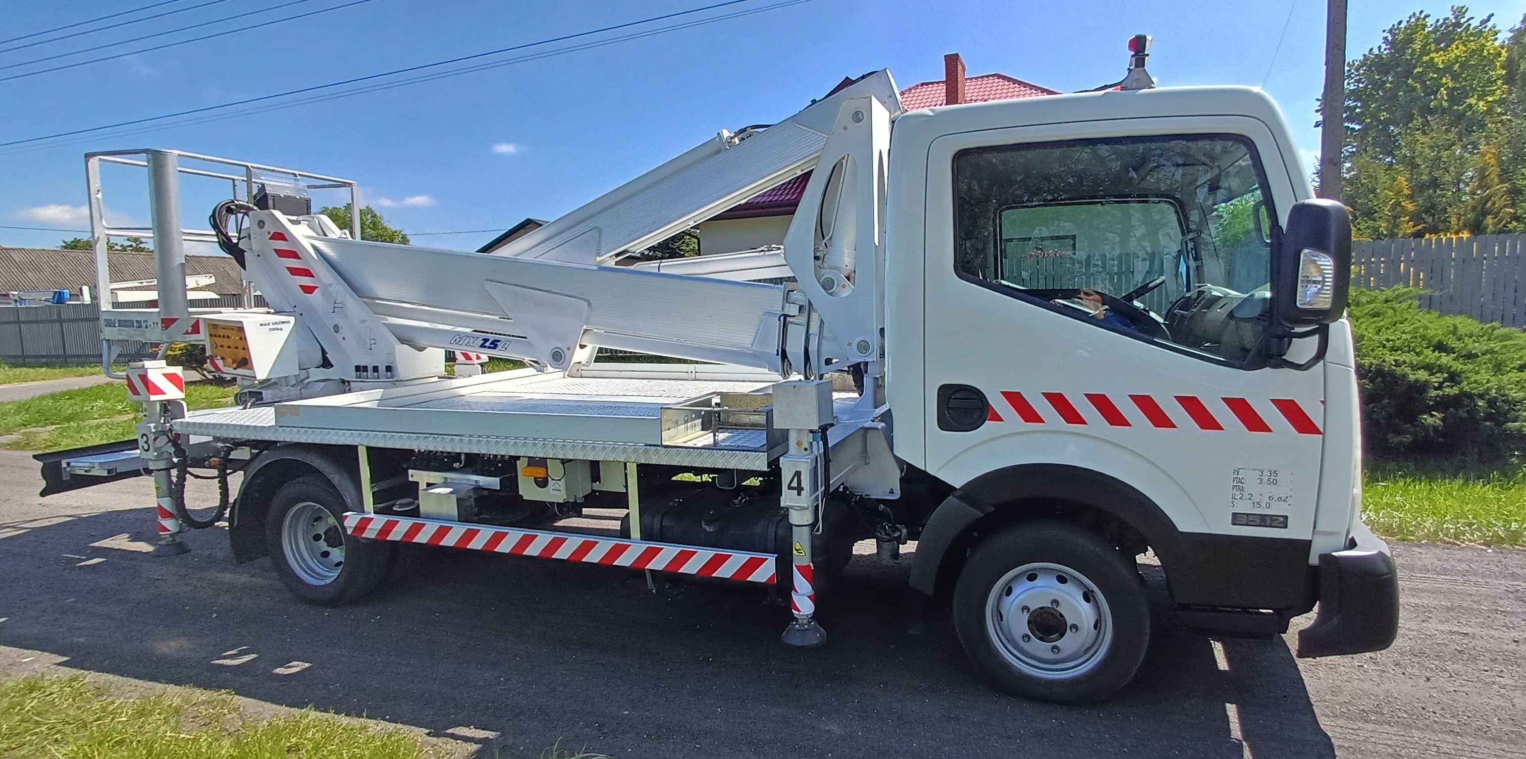 Nissan Cabstar Multitel Mx 250 25m zwyżka podnośnik koszowy isoli cmc