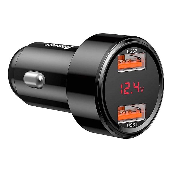 Baseus Magic Series Dual QC - ładowarka samochodowa Quick Charge 3.0/2