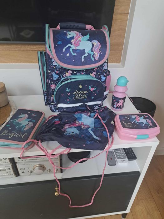 zestaw plecak unicorn