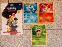 Pack de 3 Cartas extra grandes Pokémon